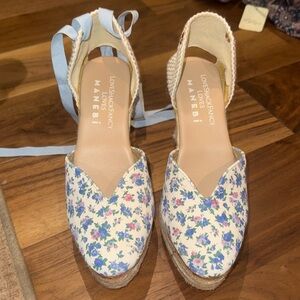 Love Shack Fancy x Manebi heels